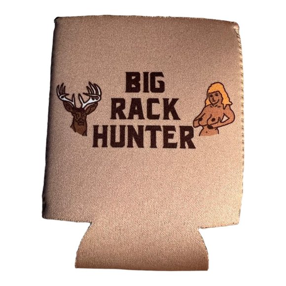 2 Funny beer coozies cooler holders hunting fishing boating summer fathers day - Picture 2 of 3